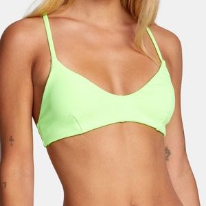 RVCA Lime Bikini Top